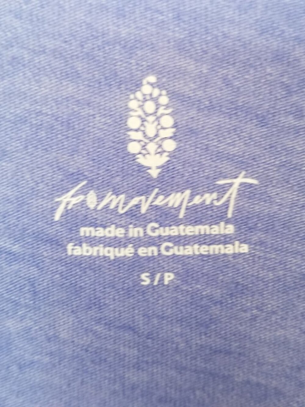 FP Free People Movement City Vibes Oversized T-Shirt Small Purple - Picture 4 of 8
